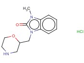 1-<span class='lighter'>甲基</span>-3-(吗啉-2-基<span class='lighter'>甲基</span>)-1,3-二氢-2H-<span class='lighter'>苯并咪唑</span>-2-酮盐酸 (1:1)