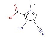 3-AMINO-4-CYANO-1-<span class='lighter'>METHYLPYRROLE</span>-2-CARBOXYLIC ACID