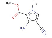 METHYL <span class='lighter'>3-AMINO-4-CYANO-1-METHYL-1H-PYRROLE-2-CARBOXYLATE</span>