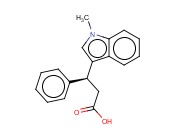 (3S)-(+)-3-(1-METHYLINDOL-3-YL)-<span class='lighter'>3-PHENYLPROPIONIC</span> ACID