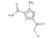 4-(2-CHLOROACETYL)-1-<span class='lighter'>METHYLPYRROLE</span>-2-CARBOXAMIDE