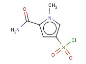 5-CARBAMOYL-1-<span class='lighter'>METHYLPYRROLE</span>-3-SULFONYL CHLORIDE
