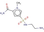 4-[(2-AMINOETHYL)SULFAMOYL]-1-<span class='lighter'>METHYLPYRROLE</span>-2-CARBOXAMIDE