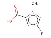 4-BROMO-1-<span class='lighter'>METHYLPYRROLE</span>-2-CARBOXYLIC ACID