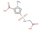 4-[(CARBOXYMETHYL)SULFAMOYL]-1-<span class='lighter'>METHYLPYRROLE</span>-2-CARBOXYLIC ACID