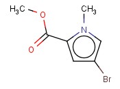 4-BROMO-1-<span class='lighter'>METHYLPYRROLE</span>-2-CARBOXYLIC ACID METHYL ESTER