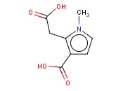 2-CARBOXYMETHYL-1-<span class='lighter'>METHYLPYRROLE</span>-3-CARBOXYLIC ACID