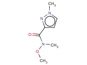 N-METHOXY-N,1-<span class='lighter'>DIMETHYL-1H-PYRAZOLE-3-CARBOXAMIDE</span>
