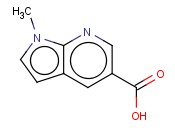 1-METHYL-1H-PYRROLO[2,3-B]<span class='lighter'>PYRIDINE</span>-5-CARBOXYLIC ACID