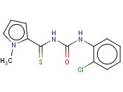 1-(2-CHLOROPHENYL)-3-(1-<span class='lighter'>METHYLPYRROLE</span>-2-CARBOTHIOYL)UREA