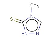 4-甲基-4H-3-<span class='lighter'>巯基</span>-1,2,4-三氮唑