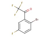2,2,2-TRIFLUORO-1-(2-BROMO-5-FLUOROPHENYL)<span class='lighter'>ETHANONE</span>