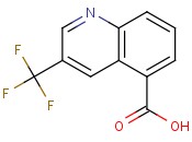 3-(TRIFLUOROMETHYL)QUINOLINE-5-<span class='lighter'>CARBOXYLIC</span> ACID