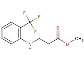 <span class='lighter'>beta-Alanine</span>, <span class='lighter'>N-</span>[2-(<span class='lighter'>trifluoromethyl</span>)phenyl]-, methyl <span class='lighter'>ester</span>