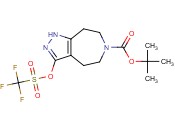 tert-butyl 3-(trifluoromethylsulfonyloxy)-4,5,7,8-tetrahydropyrazolo[3,4-d]azepine-6(1H)-carboxylate