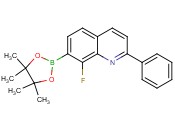(8-fluoro-2-phenylquinolin-7-yl)boronic acid <span class='lighter'>pinacol</span> <span class='lighter'>ester</span>