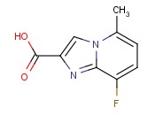 8-fluoro-5-methylimidazo[<span class='lighter'>1,2-a</span>]<span class='lighter'>pyridine</span>-2-carboxylic acid