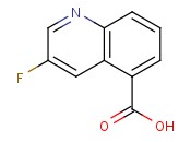 3-FLUOROQUINOLINE-5-<span class='lighter'>CARBOXYLIC</span> ACID