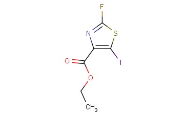 ETHYL 2-FLUORO-5-IODOTHIAZOLE-4-<span class='lighter'>CARBOXYLATE</span>