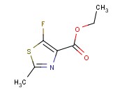 ETHYL 5-FLUORO-2-<span class='lighter'>METHYLTHIAZOLE-4-CARBOXYLATE</span>