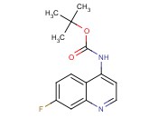 <span class='lighter'>TERT-BUTYL</span> 7-FLUOROQUINOLIN-4-YLCARBAMATE