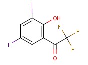 <span class='lighter'>ETHANONE</span>, 1-(3,5-DIIODO-2-HYDROXYPHENYL)-2,2,2-TRIFLUORO-