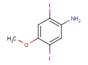<span class='lighter'>2,5</span>-diiodo-4-methoxybenzenamine