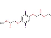 Acetic acid, 2,2'-[(2,5-diiodo-1,4-phenylene)bis(<span class='lighter'>oxy</span>)]bis-, 1,1'-dimethyl ester