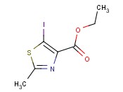 ETHYL 5-IODO-2-<span class='lighter'>METHYLTHIAZOLE-4-CARBOXYLATE</span>