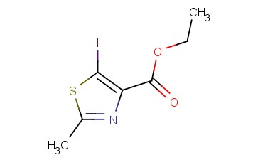 ETHYL 5-IODO-2-<span class='lighter'>METHYLTHIAZOLE-4-CARBOXYLATE</span>