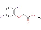 Acetic acid, 2-(<span class='lighter'>2,5</span>-diiodophenoxy)- methyl ester