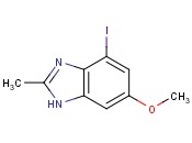 4-Iodo-6-methoxy-2-methyl-1H-<span class='lighter'>benzimidazole</span>