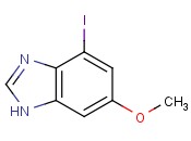 4-IODO-6-METHOXY-1H-<span class='lighter'>BENZIMIDAZOLE</span>