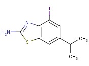 4-iodo-6-(<span class='lighter'>propan-2-yl</span>)-1,3-benzothiazol-2-amine