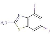 4,6-diiodo-1,3-benzothiazol-2-<span class='lighter'>amine</span>