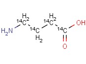 AMINOBUTYRIC ACID, <span class='lighter'>GAMMA-</span>[14C(U)]-