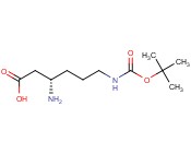 (S)-3-<span class='lighter'>Amino</span>-6-((tert-<span class='lighter'>butoxycarbonyl</span>)<span class='lighter'>amino</span>)hexanoic acid