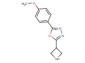 2-<span class='lighter'>AZETIDIN</span>-3-YL-5-(4-METHOXY-PHENYL)-[1,3,4]OXADIAZOLE