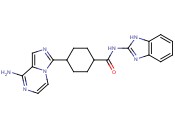 4-(8-aminoimidazo[1,5-a]pyrazin-3-<span class='lighter'>yl</span>)-N-(<span class='lighter'>1H-benzo</span>[d]<span class='lighter'>imidazol-2-yl</span>)cyclohexanecarboxamide