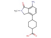 4-(7-<span class='lighter'>amino-2-methyl-1-oxo-3H-isoindol-4-yl</span>)cyclohexane-1-carboxylic acid