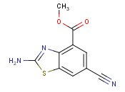 methyl 2-amino-6-cyano-1,3-benzothiazole-4-carboxylate