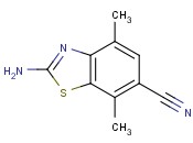 2-amino-4,7-dimethyl-1,3-benzothiazole-6-carbonitrile