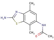 N-(2-amino-4,7-dimethyl-1,3-benzothiazol-6-<span class='lighter'>yl</span>)<span class='lighter'>acetamide</span>