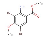 METHYL 2-AMINO-<span class='lighter'>3,5</span>-DIBROMO-4-METHOXYBENZOATE