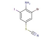 4-<span class='lighter'>AMINO-3-BROMO-5-IODOPHENYL</span> THIOCYANATE