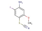 4-<span class='lighter'>amino-5-iodo-2-methoxyphenyl</span> thiocyanate