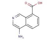 4-<span class='lighter'>AMINO</span> ISOQUINOLINE-8-CARBOXYLIC ACID