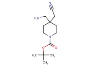 tert-butyl 4-(aminomethyl)-4-(cyanomethyl)piperidine-1-carboxylate
