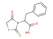 2-(4-oxo-2-thioxothiazolidin-3-yl)-3-phenylpropanoic acid