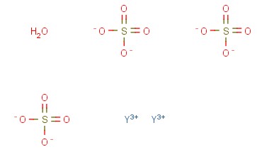 硫酸钇(III),八<span class='lighter'>水</span>